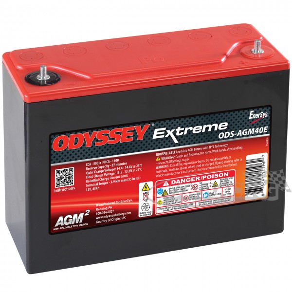 Odyssey PC1100 Racing Batterie