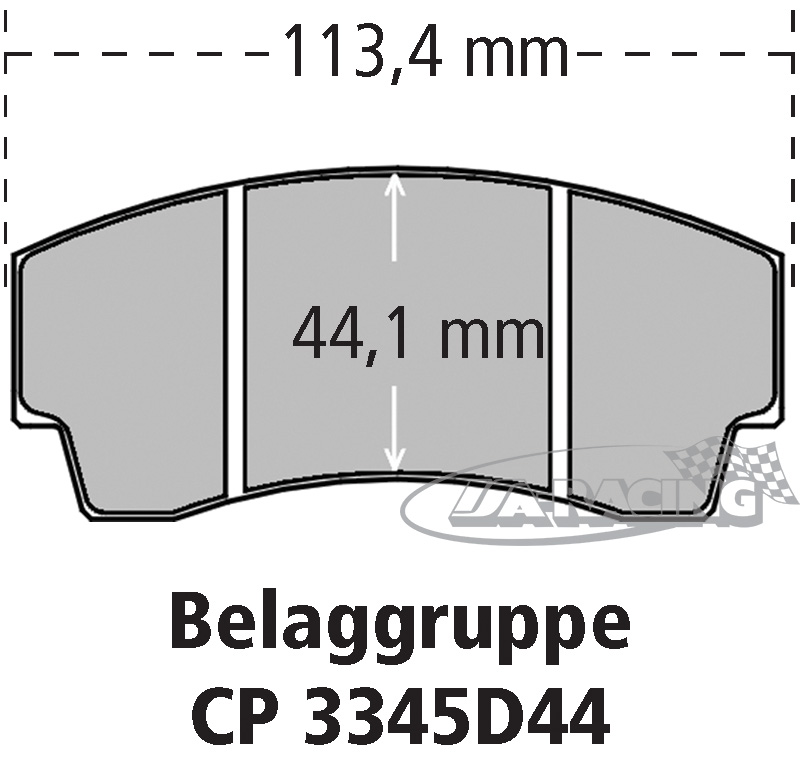 2-Kolben Alu-Bremssattel CP6120, Standard, Bremssättel