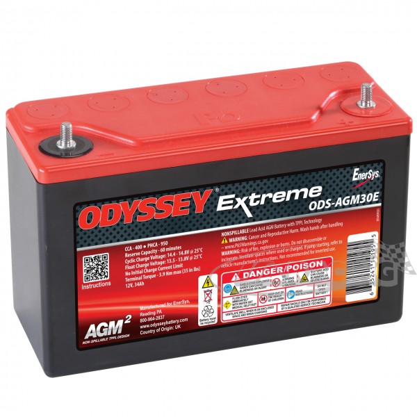 ODYSSEY PC950 Racing Batterie
