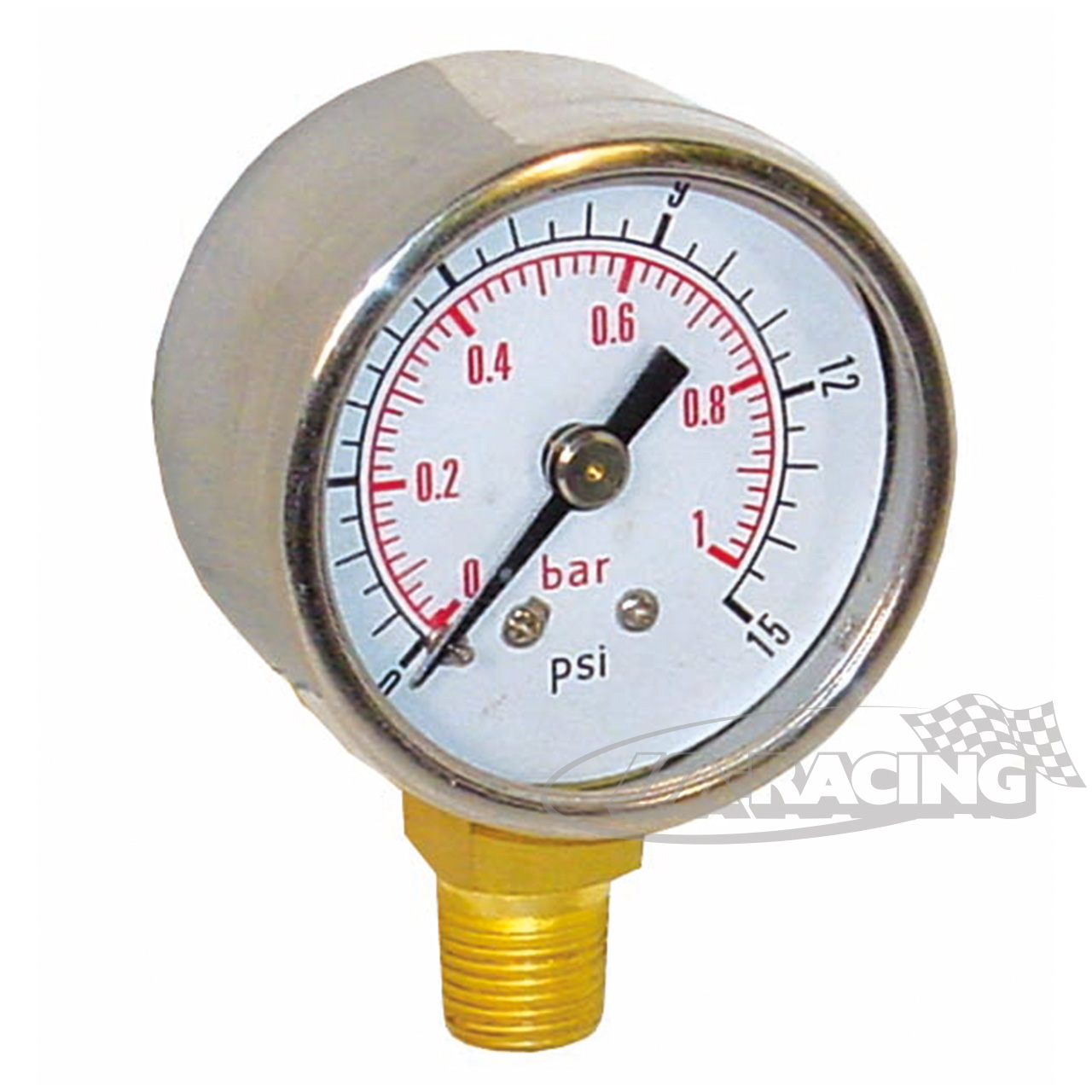 Kraftstoff-Manometer, 0-160 PSI/bar Auto-Kraftstoff-Druckregler-Anzeige  Flüssigkeitsfüllung Kraftstoff-/Ölmesser für Kraftstoff-Manometer :  : Otomotiv