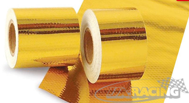 Hitzeschutzband, braun / gold, 5 m x 50 mm